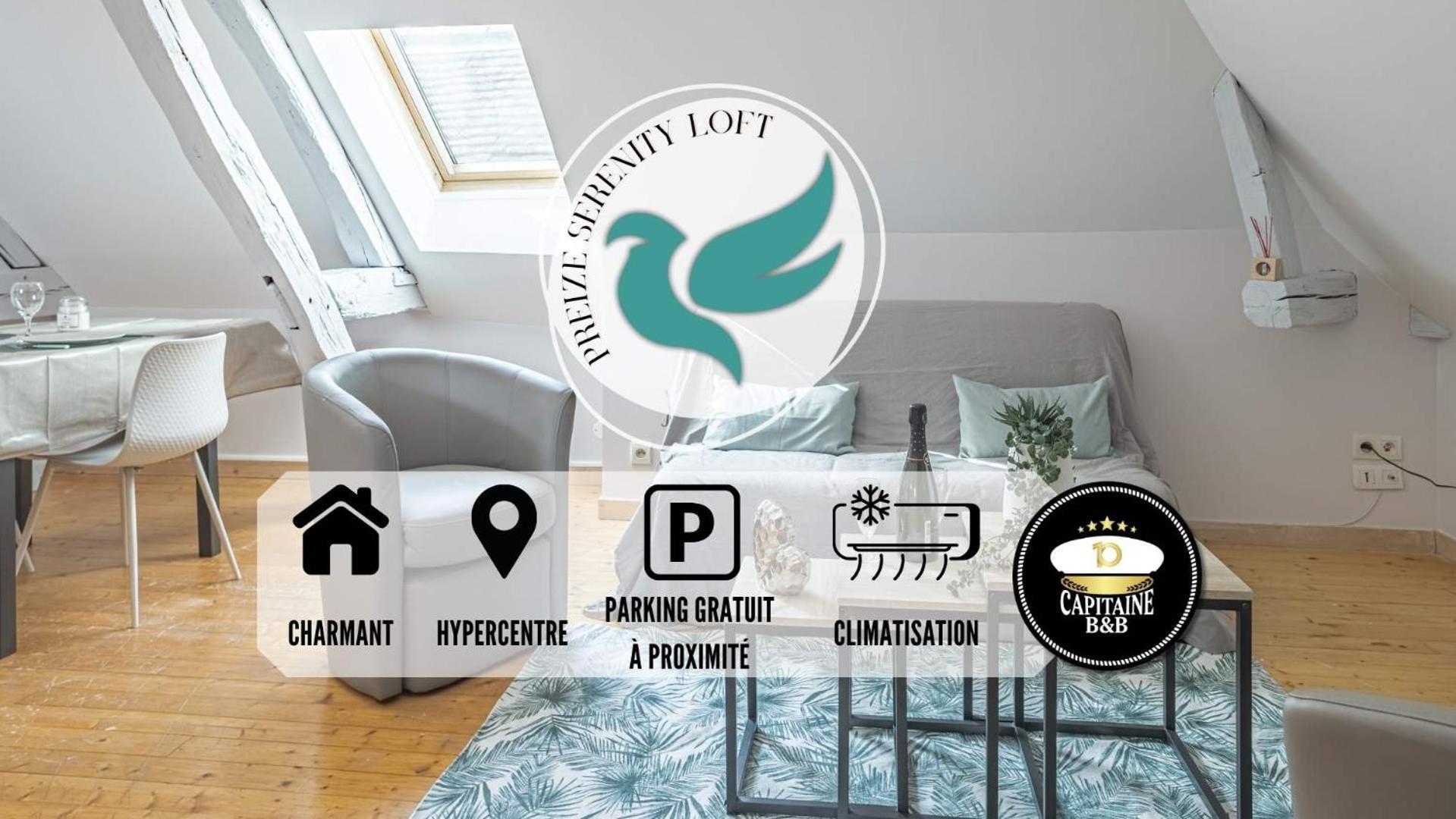 Preize Serenity Loft - Hypercentre - 2 Pers. Troyes Luaran gambar
